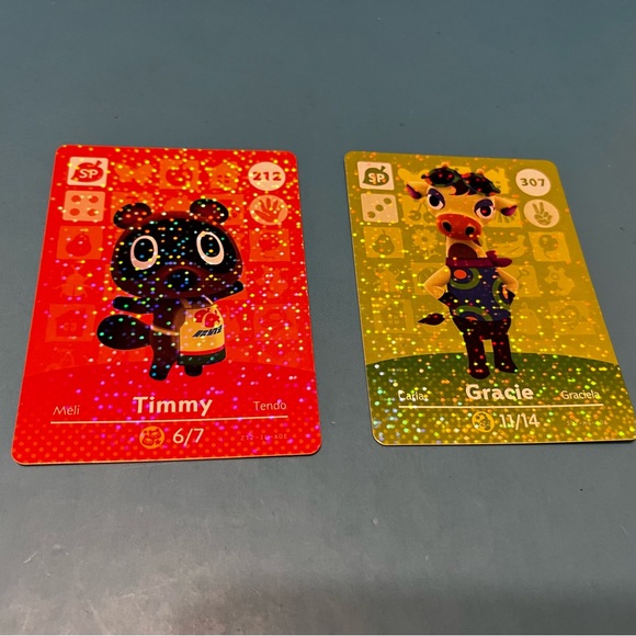 Nintendo Animal Crossingg Amiibo Cards - New Lot 2 (6 cards) - Picture 3 of 3